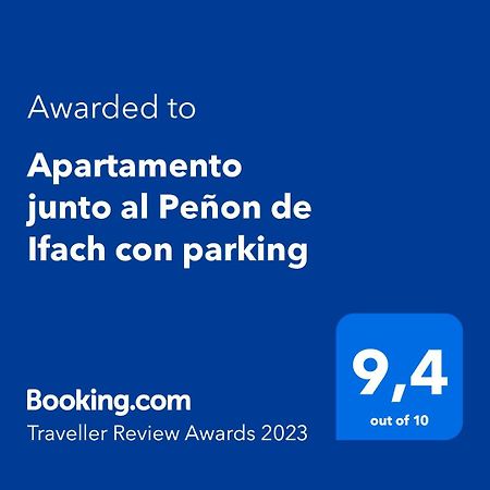 Apartamento Junto Al Penon De Ifach Con Parking Calp Extérieur photo