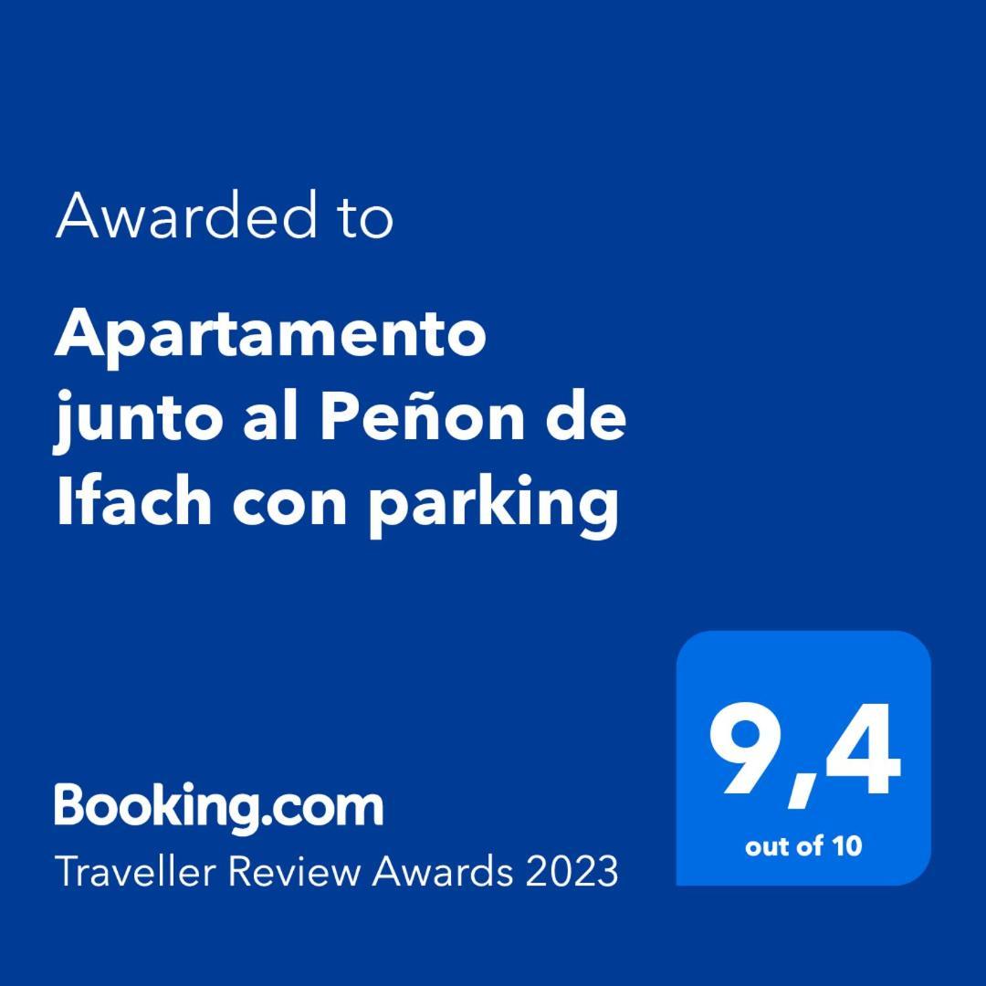 Apartamento Junto Al Penon De Ifach Con Parking Calp Extérieur photo